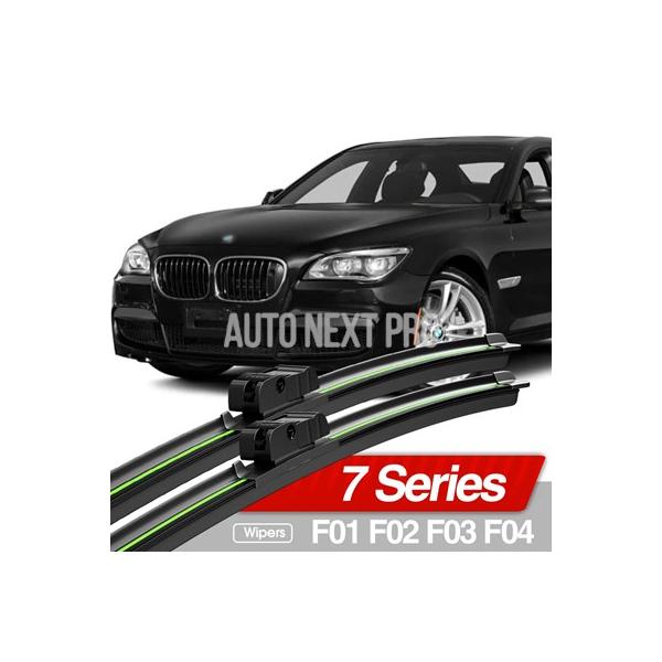 BMW 7 シリーズ F01 F02 F03 F04 2008-2015 フロントガラスワイパーブレード 2 個フロントガラスウィンドウアクセサリー 2009 