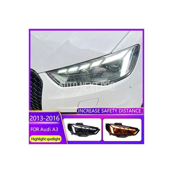 アウディ A3 8V 2013-2021 S3 RS3 セダン ハッチバック LED オートヘッドライトアセンブリ アップグレード RS5 スタイル デザインツ