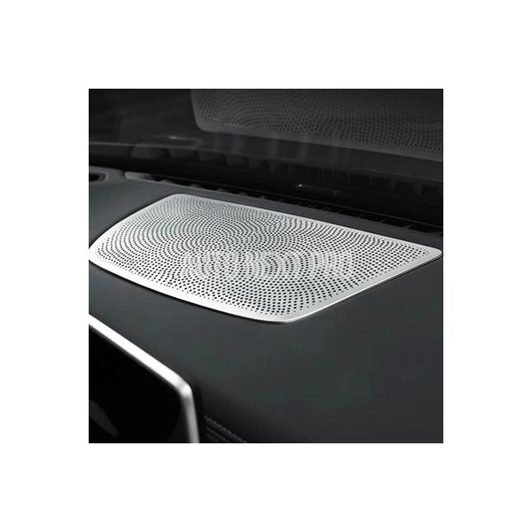 カースタイリングオーディオスピーカーダッシュボードスピーカー装飾カバーステッカートリム BMW 7 シリーズ G11 G12 インテリア自動車アクセサリー