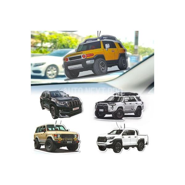 車 芳香剤トヨタ SUV ピックアップシリーズタンドラ 4 ランナー FJ ランドクルーザー吊り下げ香りタブレット車 インテリア装飾香水