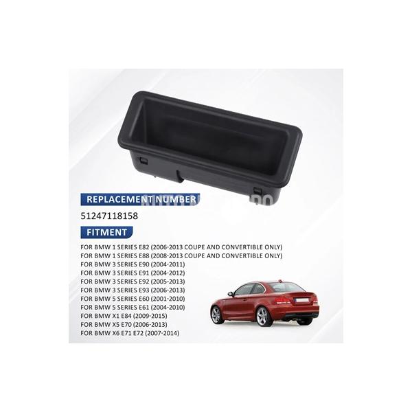 BMW 3 シリーズ E93 2006-2013 黒トランクロックハンドルプッシュボタン BMW 3 シリーズ E92 2005-2013 7118158 51