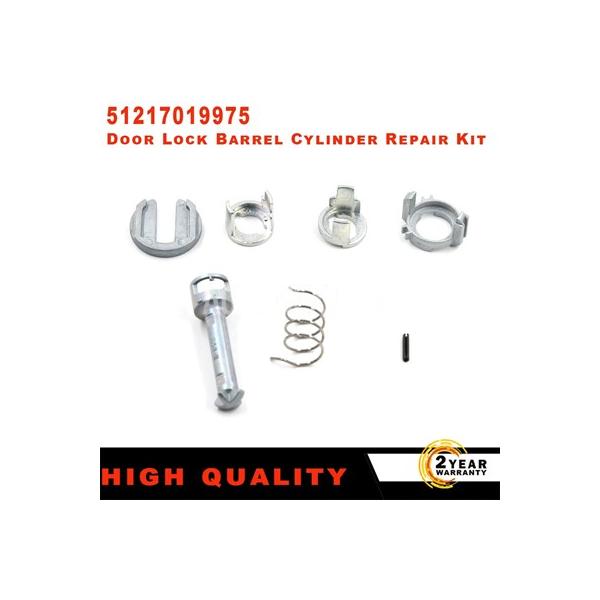 Bmw E46 3シリーズ2001-2006左ハンドル用席ドアロックシリンダー 2キーまた リペアキットフロント左/右4/5-ドア51217019975