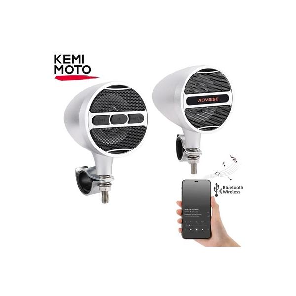 並行輸入品】BLUETOOTHバイクスピーカー 防水 12V MP3プレーヤー FM 