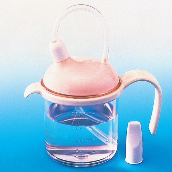 カップ 介護用食器 介護用品 食事用品 誤嚥防止 煮沸消毒OK マグカップ ストロー付カップ 220ml