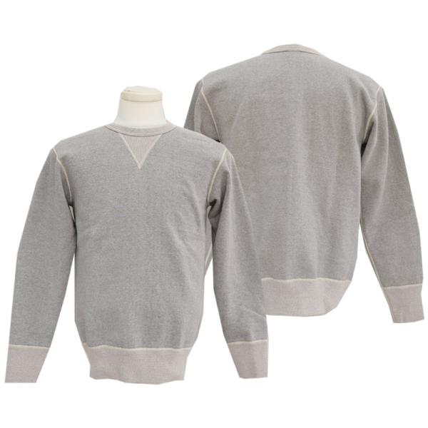 デラックスウェア 杢GRAY.BEIGE スウェット M takeoff-clothing_7549