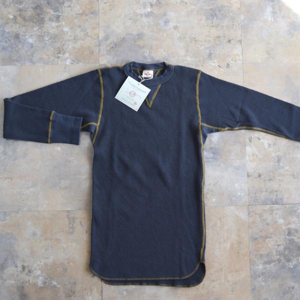TWO MOON トゥームーン ロングスリーブ 26508-78 L/S サーマル両V (カーボンブラック) 2024