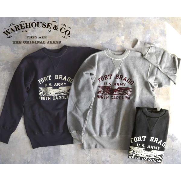 WAREHOUSE ウエアハウス スウェット Lot 403 FORTBRAGG【鷲U.S.ARMY