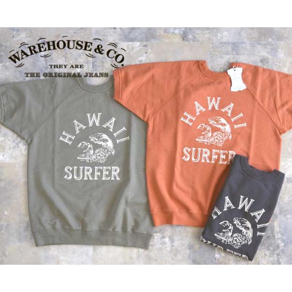 WAREHOUSEウエアハウス Lot 4104 2nd Hand” Short Sleeve Sweat Shirts