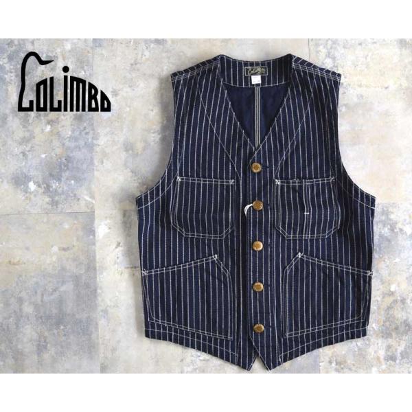 COLIMBO コリンボ Switchyard Vest　=Wabash Stripe= スイッチヤード ベストZB-0120