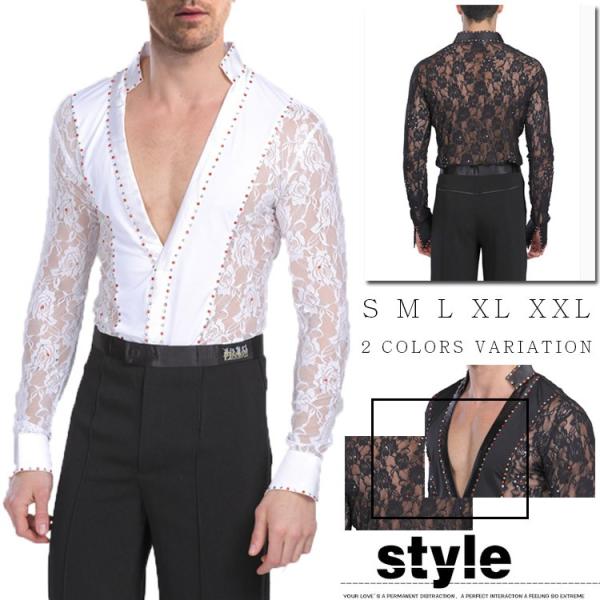 送料無料男性社交ダンス衣装 競技用 セクシー ラテンダンスシャツ メンズラテンシャツ 男性用 ダンス衣装 ダンスウェア 練習着 ラテン ルンバ チャチ Cttt504 ペット雑貨のテイクオフ 通販 Yahoo ショッピング