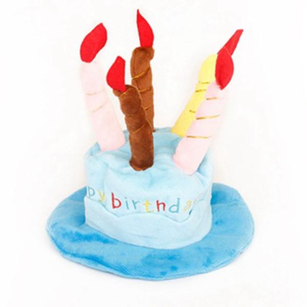 送料無料小型犬 猫用 ケーキ型 バースデー ハット ペットの誕生日に 