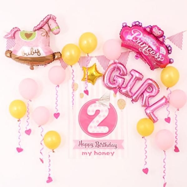 送料無料バースデー ガーランド バルーン 風船 誕生日 飾り付け セット 女の子 1歳 2歳 3歳 4歳 5歳 6歳 7歳 8歳 9歳 Buyee Buyee 日本の通販商品 オークションの代理入札 代理購入