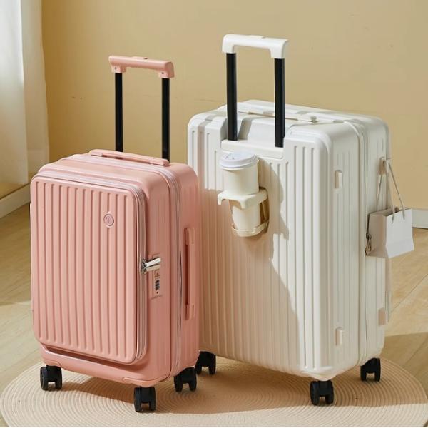 スーツケース 機内持ち込み キャリーケース  かわいい フロントオープン 1-3日用 キャリーバッグ おしゃれ 軽量 大容量