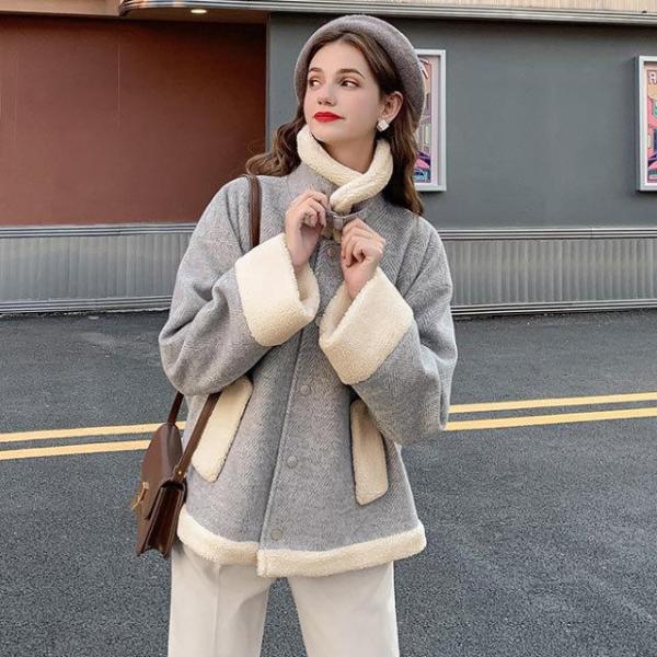 ムートンジャケット レディース 20代 30代 お洒落 ジャケット