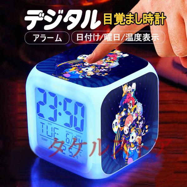 Undertale アンダーテール Sans 大人気 キャラクターグッズ アニメ 売れ筋 目ざまし時計 可愛い 光る 温度 プレゼント Naozhong16 タケルストア 通販 Yahoo ショッピング