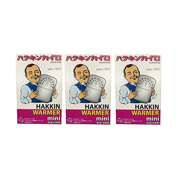 ハクキンカイロ ハクキンウォーマー ミニ ミニ 使い捨てカイロ 3個セット保温約18時間 Takes Shop