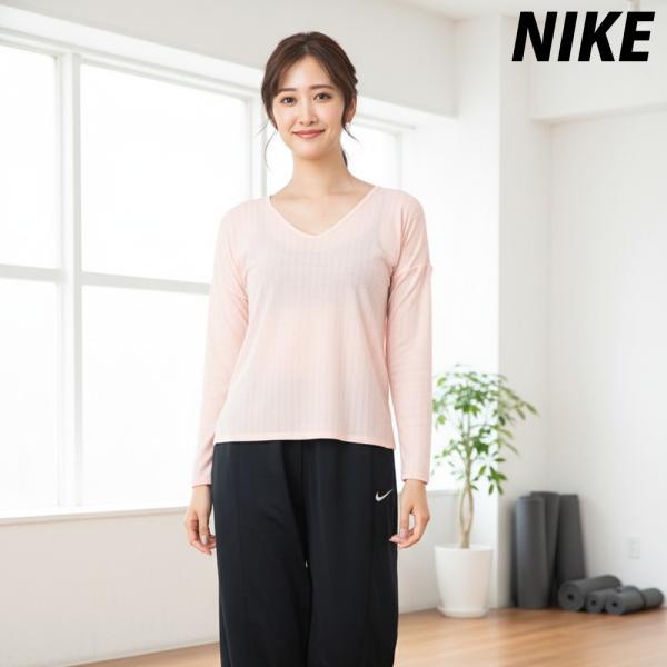 長袖Tシャツ レディース ブランド ナイキ スポーツ Tシャツ ロンT ロンティー ロングTシャツ 長袖 NIKE NY POINTELLE