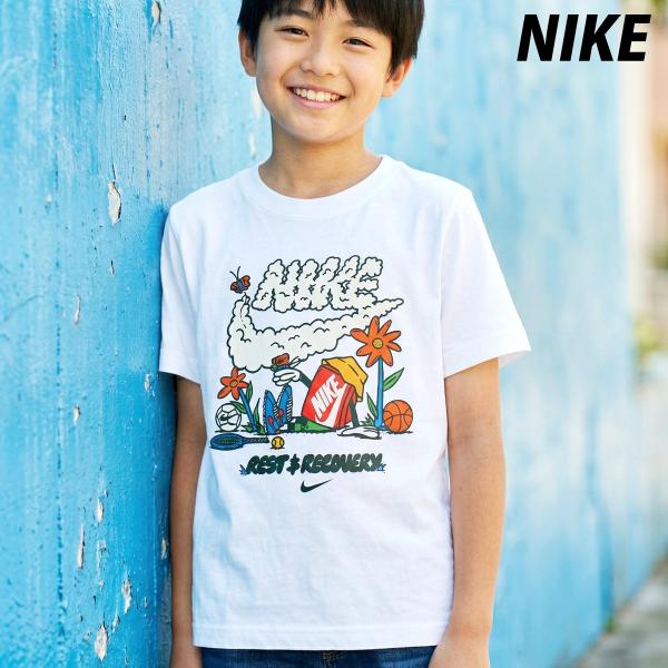 NIKE（ナイキ） Tシャツ ジュニア ブランド NIKE NSW II9940 WHT 新作