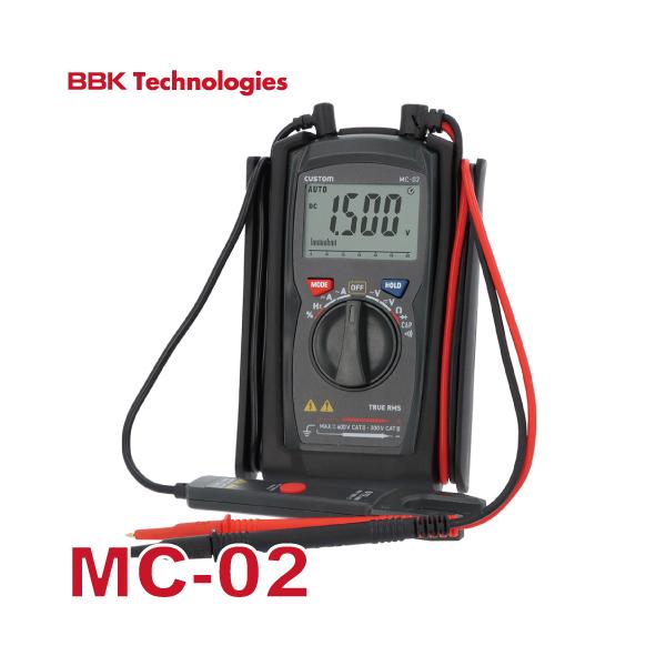 BBK クランプ付デジタルマルチメーター MC-02 AC/DC電流測定が可能