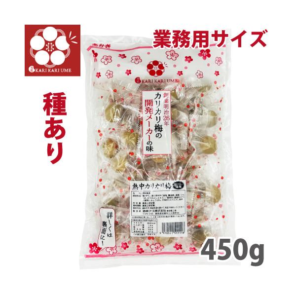 赤城フーズ 熱中カリカリ梅 業務用サイズ 450g ガツンとスッパ