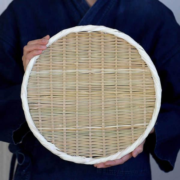 またたび　ザル　竹製 丸型 備品 国産 丸竹ざる（大）30cm : 虎斑竹専門店 竹虎 - 通販 - Yahoo