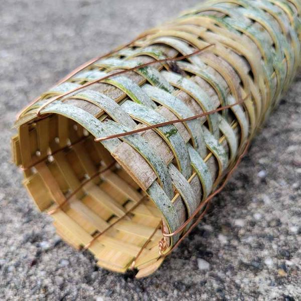 新品タグ付き6本セット】うなぎ籠 竹製もんどり罠 うなぎ筒 竹籠
