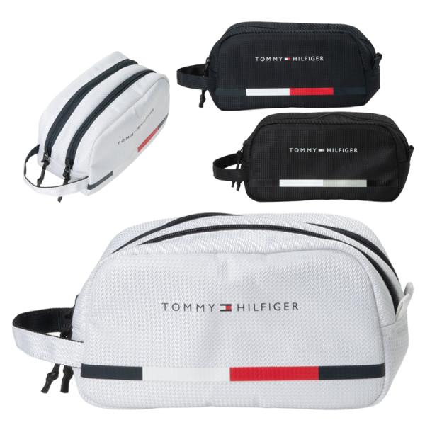 トミーヒルフィガー ゴルフ ポーチ メンズ レディース 小物入れ ゴルフポーチ ファスナー ブランド THMG6SEC TOMMY HILFIGER GOLF