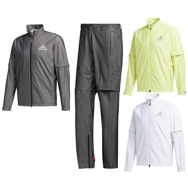 アディダス ゴルフ レインウェア メンズ レインスーツ 長袖 セットアップ 防水 フルジップ 立ち襟 紫外線カット はっ水 撥水 無地 白 黄色 黒 Gki16 竹内ゴルフ ヤフーショッピング店 通販 Yahoo ショッピング