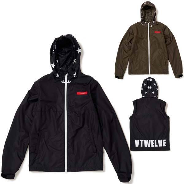 V12 ゴルフ ウェア メンズ 長袖 ナイロン ブルゾン ベスト 2way フード付き フルジップ 秋 冬 V12 Jk03 竹内ゴルフ ヤフーショッピング店 通販 Yahoo ショッピング