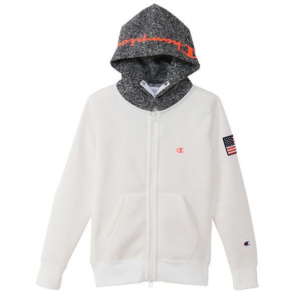 チャンピオン ゴルフ パーカー レディース ジップパーカー アウター ブルゾン ジャケット 保温 フリース フード カジュアル 白 ホワイト White Cw Sg103 竹内ゴルフ ヤフーショッピング店 通販 Yahoo ショッピング