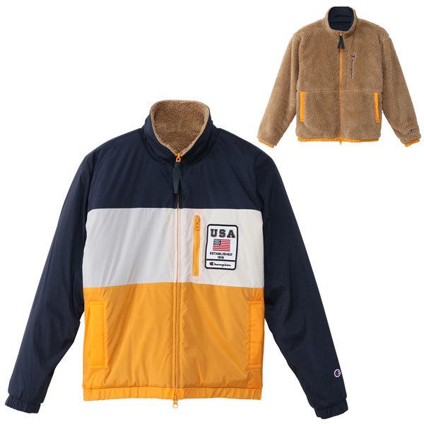 チャンピオン ゴルフ ジャケット ブルゾン レディース リバーシブル アウター 上着 もこもこ カジュアル 秋冬 紺 ネイビー Navy Cw Sg606 竹内ゴルフ ヤフーショッピング店 通販 Yahoo ショッピング