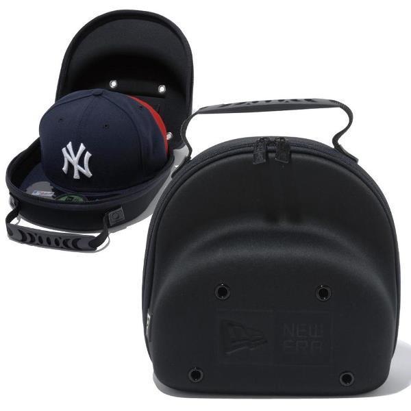 ニューエラ キャップキャリア メンズ レディース キャップ キャリア キャップ収納 持ち運び 2個用 キャップケース New Era 黒 ブラック Black 竹内ゴルフ Paypayモール店 通販 Paypayモール