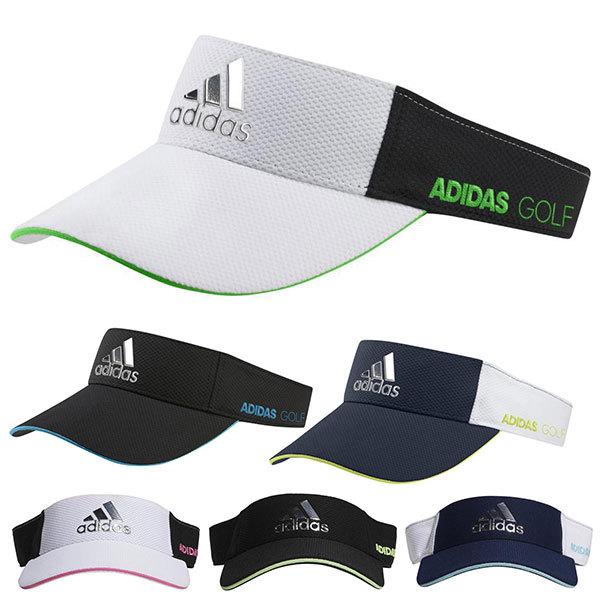 アディダス ゴルフ バイザー メンズ 帽子 サンバイザー 速乾 サイズ調節 ロゴ 紫外線 Adidas Golf メタリック 白 ホワイト 黒 ブラック 紺 ネイビー 竹内ゴルフ Paypayモール店 通販 Paypayモール