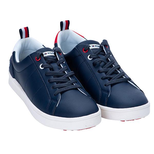 トミーヒルフィガー ゴルフ シューズ メンズ レディース 靴 スパイクレス 鋲なし スニーカー 紐あり 紐 ひも 生活防水 Tommy Hilfiger Golf 紺 ネイビー Thms1s 竹内ゴルフ Paypayモール店 通販 Paypayモール