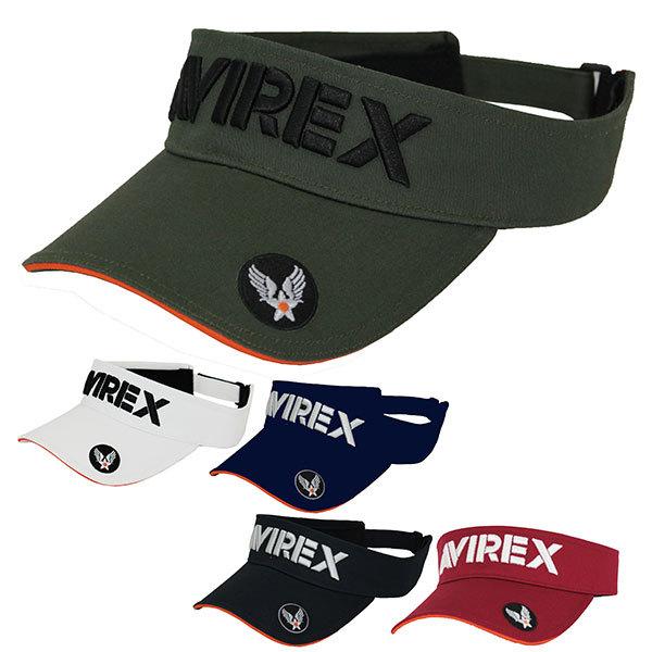 アビレックス ゴルフ バイザー 帽子 メンズ レディース ゴルフバイザー 吸汗速乾 サンバイザー ミリタリー Avirex Golf 黒 紺 白 カーキ Avxba1 02tb 竹内ゴルフ Paypayモール店 通販 Paypayモール