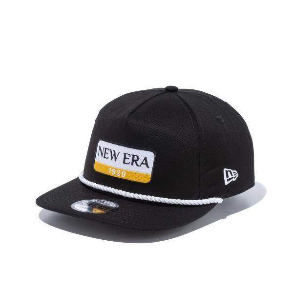 ニューエラ ゴルフ キャップ 帽子 メンズ レディース レトロ ベースボールキャップ ワッペン The Golfer 黒 ブラック New Era シール スナップバック 竹内ゴルフ Paypayモール店 通販 Paypayモール