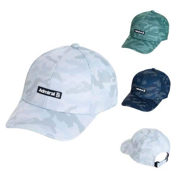 アドミラルゴルフ キャップ メッシュ メンズ レディース 帽子 メッシュキャップ ゴルフキャップ サイズ調節 Admiral Golf カモ 迷彩 白 紺 緑 Admb2f14 竹内ゴルフ Paypayモール店 通販 Paypayモール