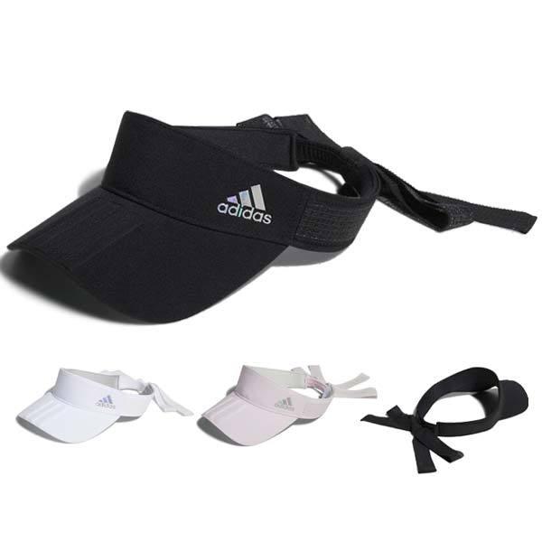アディダス ゴルフ バイザー レディース 帽子 サンバイザー ゴルフバイザー リボンバイザー りぼん エアロレディ サイズ調節 Adidas Golf 白 黒 ピンク Te871 竹内ゴルフ Paypayモール店 通販 Paypayモール