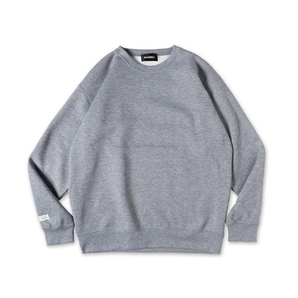 バンデル メンズ クルーネック トップス トレーナー 軽量 速乾 ドライ素材 裏起毛 無地 灰色 グレー ブランド レア 春 夏 秋 CS005 BANDEL BANDEL（バンデル） メンズ クルーネック トップス トレーナー 軽量 速