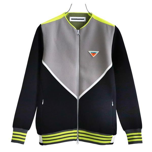 ディセンバーメイ ゴルフ ブルゾン レディース ニット 長袖 保温 ミドル丈 フルジップ 灰色 グレー 春 秋 冬 ゴルフウェア ブランド 2-205-1020 DECEMBERMAY ディセンバーメイ ゴルフ ブルゾン レディース ニット 長袖 保温