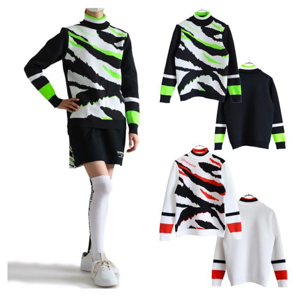 ディセンバーメイ ゴルフ ニット レディース 長袖 タートルネック ハイネック ディセンバーメイ ゴルフ ニット レディース 長袖 タートルネック