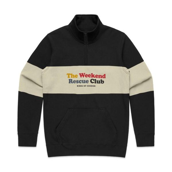 バーズオブコンドル ゴルフ フリース メンズ 長袖 ハーフジップ 黒 無地 ツートーン ゴルフウェア 春 秋 冬 ブランド TEMC2TH BIRDS OF CONDOR バーズオブコンドル ゴルフ フリース メンズ 長袖 ハーフジップ 黒