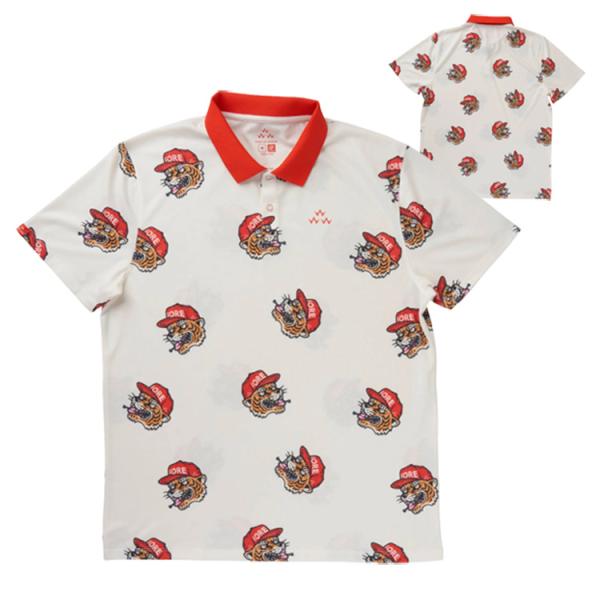 バーズオブコンドル ゴルフ ポロシャツ メンズ 半袖 シャツ ゴルフウェア コラボ 吸湿速乾性 ブランド 春 夏 総柄 BIRDS OF CONDOR TEMC3FY PL23112 takeuchi-golf_10080225