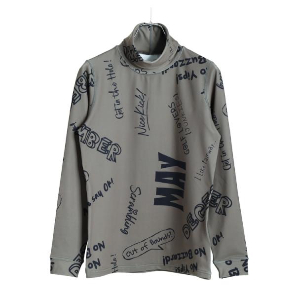 ディセンバーメイ ゴルフ モックシャツ レディース 長袖 ハイネック 裏