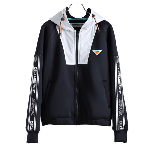 ディセンバーメイ ゴルフ メンズ ウインドブレーカー フルジップ ブラック L ディセンバーメイ ゴルフ メンズ ウインドブレーカー フルジップ