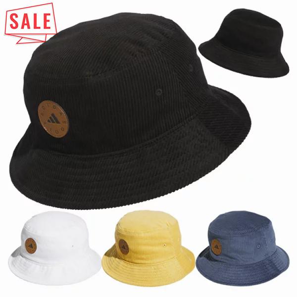 【商品情報】トレンドのバケットハットを秋冬仕様にアップデート。コーデュロイを使った帽子はかぶるだけでおしゃれ度がアップする優秀アイテム。デザイン性だけでなく、防寒対策としても活躍。AEROREADYスウェットバンドが素早く汗を拡散し、快適な...