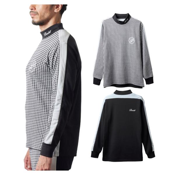 BANDEL（バンデル） ゴルフ モックシャツ メンズ 長袖 シャツ