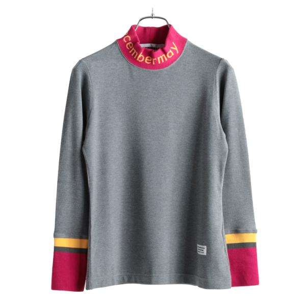 ディセンバーメイ ゴルフ モックシャツ レディース 長袖 ハイネック