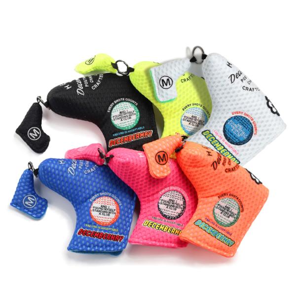 DECEMBERMAY ディセンバーメイ  ヘッドカバー 3点セット 総柄 ブラック系 DR×1 UT×2 [240101422244] ゴルフウェア ストスト DECEMBERMAY ディセンバーメイ ヘッドカバー 3点セット 総柄