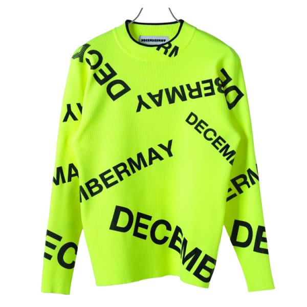 ディセンバーメイ ゴルフ ニット メンズ 長袖 ハイネック モックネック